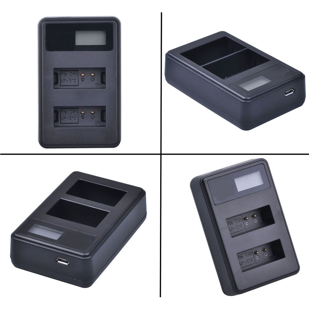 VHBW Chargeur USB Socle Pour Batterie Sony Alpha A580, A700, A850, A900, SLT-A68, ILCA-68 – Charge Rapide Voyage
