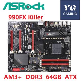 ASRock  Fatal1ty 990FX Killer Original Used Desktop for AMD 990FX Motherboard Socket AM3 AM3+ DDR3 SATA3 USB3.0