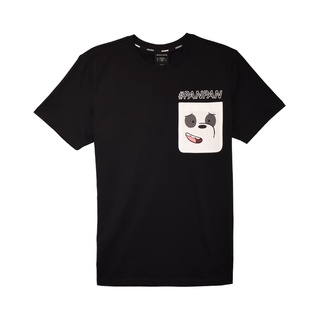 ผ้าฝ้าย 100%Skechers สเก็ตเชอร์ส เสื้อยืดแขนสั้น ผู้ชาย We Bare Bears Short Sleeve Tee - L421U112-0018S-3XL