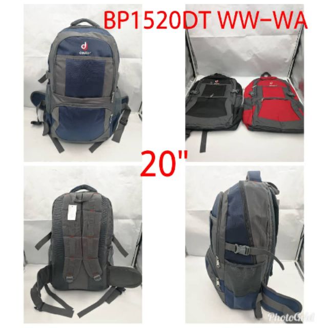 กระเป๋าเป้สะพายหลังเดินทางเดินป่า Deuter 50L🔥