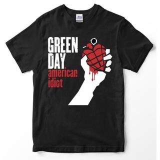 เสื้อผ้าผชเสื้อยืด พิมพ์ลาย Greenday AMERICAN Idit Premium green day melodic สไตล์พังก์S-5XL