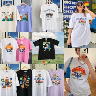 🌈👱🏻‍♀️NEW IN (มีเรทส่ง)🎪 เสื้อโอเวอร์ไซส์ MOOD / NOTHING เสื้อยืด เสื้อoversize เสื้อสกรีน เสื้อคอตตอน เสื้อวง ถูกที่สุด