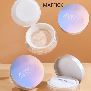 Maffick แป้งฝุ่น แต่งหน้า 2 สี ใส ตกแต่ง แป้ง กันน้ํา เครื่องสําอาง สําหรับใบหน้า สําเร็จรูป ตั้งค่า พร้อมพัฟ