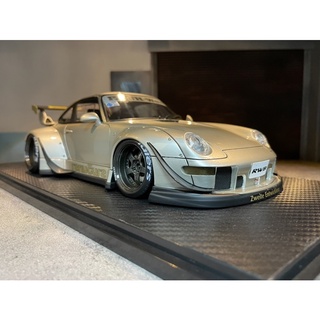 Ignition Model IG2718] 1:18 RWB 993 Silver Ramintra