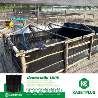 บ่อขึ้นทรงสำเร็จรูป บ่อพลาสติกLDPE-LLDPE ขนาด 2x3x0.80 เมตร