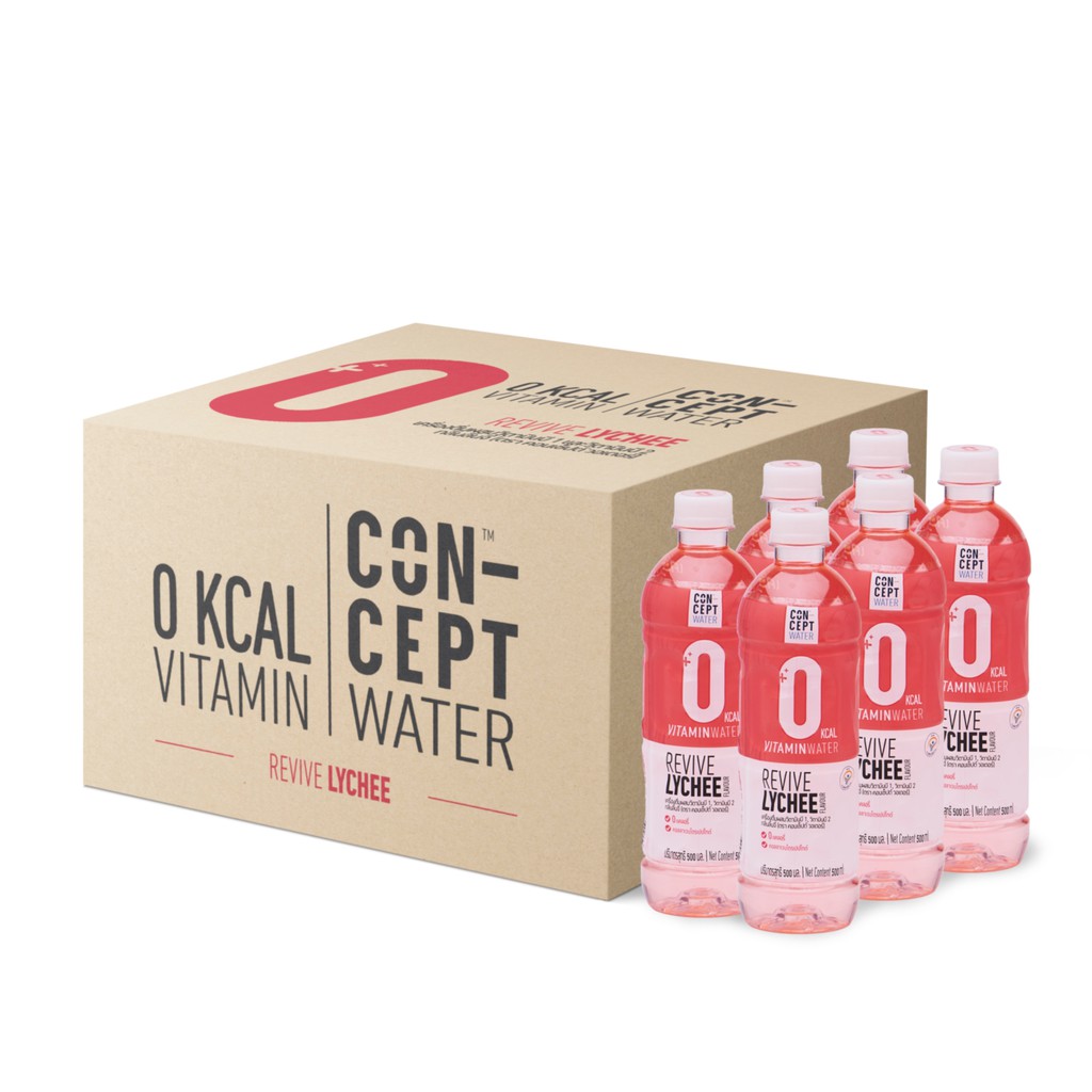 CONCEPT WATER™️ กลิ่นลิ้นจี่ 🍒 คอนเซ็ปต์วอเตอร์ 0 แคลอรี่