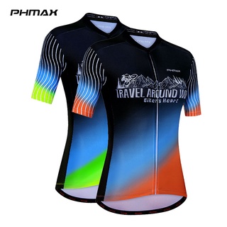 Phmax เสื้อปั่นจักรยาน ฤดูร้อน สําหรับผู้หญิง UV400