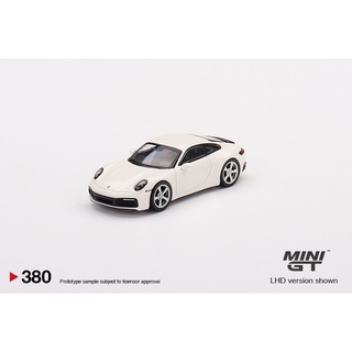 MINI GT 1/64 No.380 Porsche 911 (992) Carrera S White RHD MGT00380-R