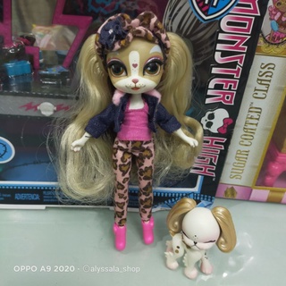 *Rare พร้อมส่ง มือสอง บาร์บี้น้องหมา Pinkie Cooper and the Jet Set Pets Travel Collection Doll