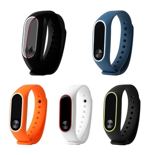 Mijobs สายนาฬิกาข้อมือซิลิโคน สําหรับ Xiaomi Mi Band 2 Xiomi Smart Watch