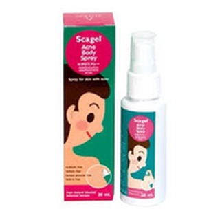 Scagel Acne Body Spray 30 ml สกาเจล สเปรย์ลดอาการอักเสบของสิวตามลำตัว 15021