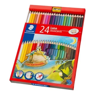สีไม้ Staedtler รุ่น 136 Luna 24 สี แท่งยาว