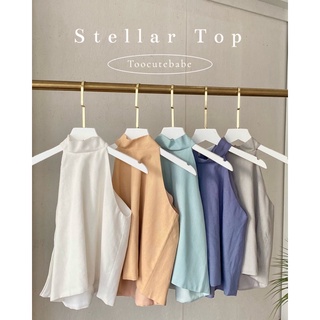 (SALE ) Stellar Top เสื้อคอผูก ผ้าลินิน ดูผู้ดี คุณหนูมากก