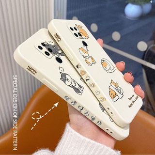 เคสโทรศัพท์มือถือ ซิลิโคน ลายลูกสุนัข สําหรับ Xiaomi Redmi Note 10 Pro 10S Note 9 9T 8 7 9 9A 10 K40 Pro K30 K20