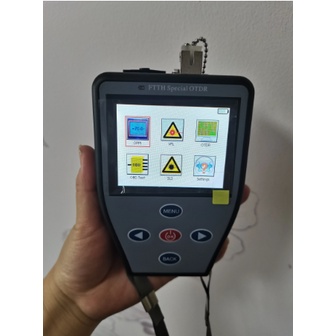 [ใหม่ 100%] FTTH OTDR Handheld Mini Optical Power Meter +แหล่งกําเนิดแสงตั้งโต๊ะ + VFL มัลติฟังก์ชั่