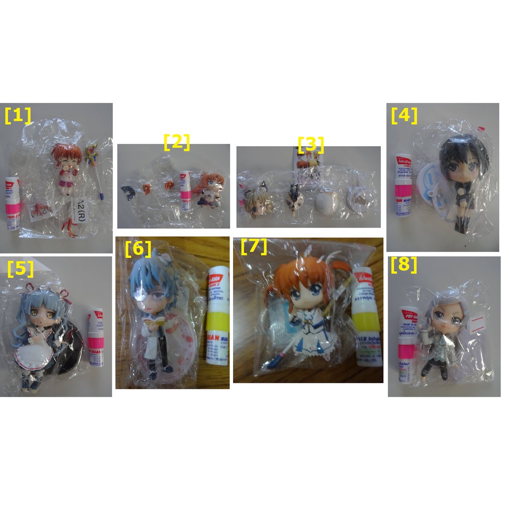 (M toy 99บ.ส่งฟรี) ฟิกเกอร์งานแท้ jp มือ2 ไม่มีกล่อง รวม Anime - Nendoroid Petit / SD /nanoha /love live