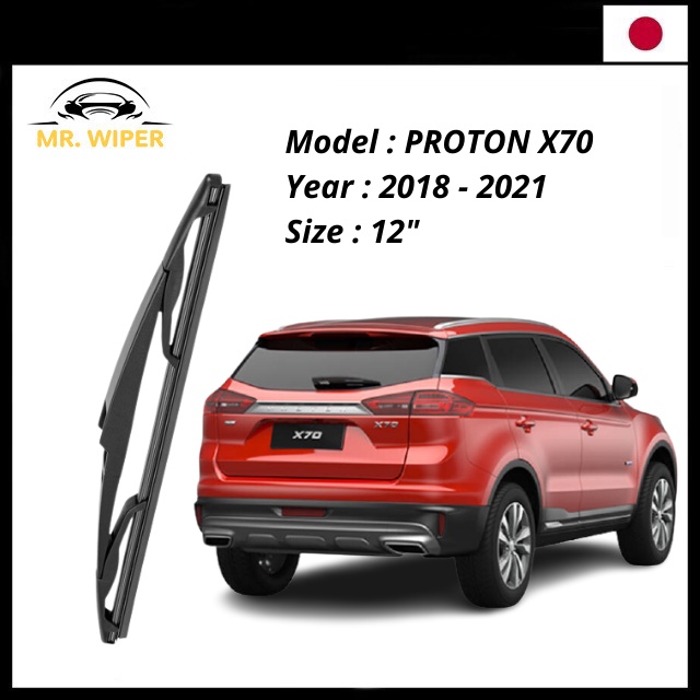MR WIPER REAR PROTON X70 (2018-2024) MR WIPER JAPAN TECHNOLOGY WIPER BLADE REAR BACK WIPER BELAKANG