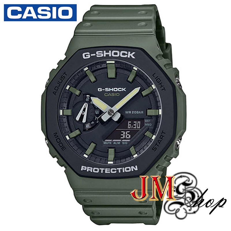 CASIO G-Shock นาฬิกาข้อมือ สายเรซิน รุ่น GA-2110SU-3ADR (สีเขียวทหาร)