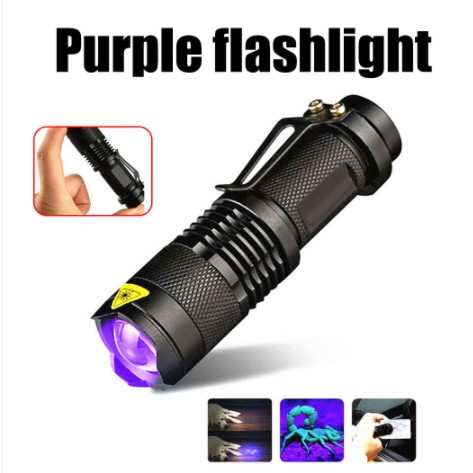 ไฟฉายตรวจแบ็งค์ปลอม ฆ่าเชื้อโรค  อบสีเล็บ  แสงUV  ขนาดพกพา ของแท้ รับประกัน 1 ปี