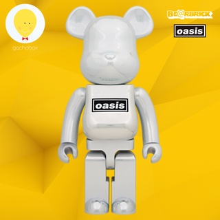 gachabox Bearbrick Oasis White Chrome 1000％ แบร์บริค ของแท้ - Medicom Toy Be@rbrick