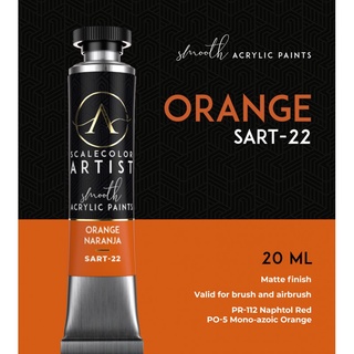 ORANGE สีโมเดลเกรดพรีเมี่ยม Scale 75