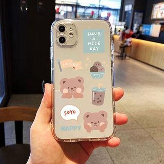 เคสiPhone8plus ความกดอากาศ เคสโทรศัพท์มือถือ รูปแบบตลก ซิลิโคนนิ่ม ลายการ์ตูนหมีน่ารัก สร้างสรรค์ สําหรับ เคสไอโฟน11 โทรศัพท์ ip i 6s 7 8 plus 11 เคสไอโฟน 13 เคสไอโฟน 12 13 14 pro max mini เคสไอโฟน7พลัส xs XR iPhone iPhone case เคสโทรศัพท์