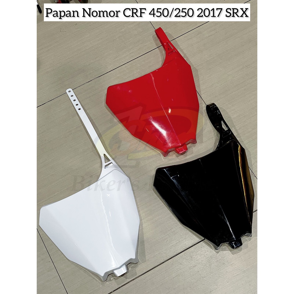 แผ่นตัวเลข SRX CRF 450/250 2017