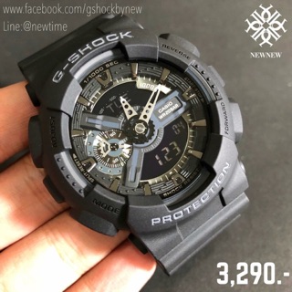 นาฬิกา G-SHOCK CASIO รุ่น GA-110-1B ของแท้ประกันcmg รับประกันศูนย์ 1 ปี