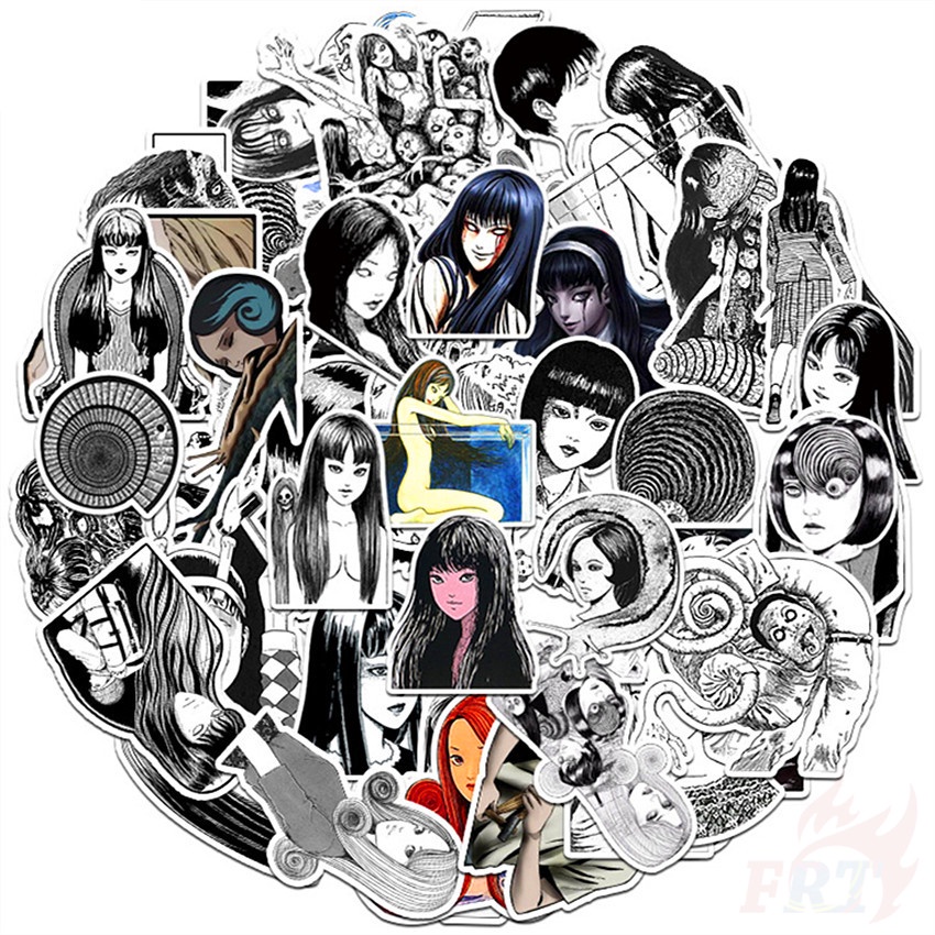 50ชิ้น/เซ็ต ❉ Ito Junji Classical Horror Comics Series 03 สติ๊กเกอร์ ❉ มังงะ Tomie Uzumaki Souichi T
