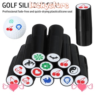 ✦LUCKY✦ Outdoor Sports Golf Ball Stamper Plastic Golf Accessories Golf Stamp Marker Quick-dry Multicolors High Quality Golfer Gift Mark Seal