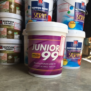 สีรองพื้นปูนใหม่ นิปปอน จูเนียร์99 NIPPON Junior99 ขนาด ถัง 17.5ลิตร (1คำสั่งซื้อ ต่อ 1 ถัง)