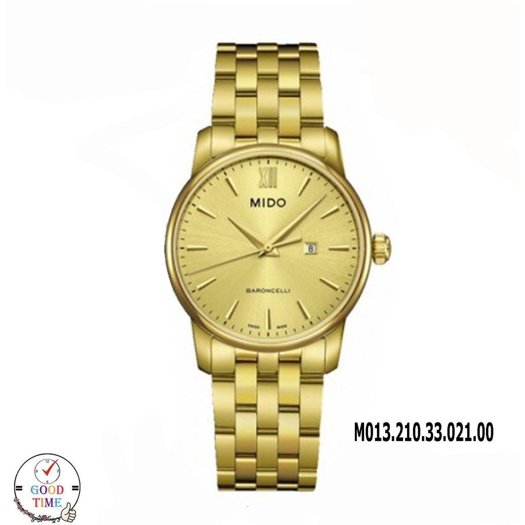 Mido Baroncelli Quartz นาฬิกาข้อมือชาย รุ่น M013.210.33.021.00