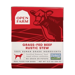 อาหารเปียกสุนัข Open Farm Rustic Stew สูตร Grass-Fed Beef ขนาด 354 g