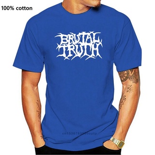 ROUNDคอลูกเรือNeckใหม่ เสื้อยืดคอกลม พิมพ์ลายโลโก้วง Brutal Truth Death 3 Tee สีดํา สําหรับผู้ชาย Gjiiep30Hdpjgb25-4XL