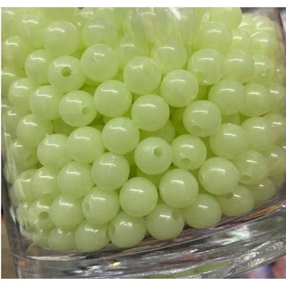 ลูกปัดอะคริลิคเรืองแสง DIY สําหรับทําเครื่องประดับ 4มม-16มม