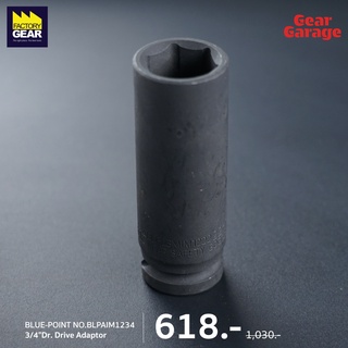 BLUE-POINT NO.BLPLSMIM1222 1/2" Impact Socket Metric Deep Size 22mm. 6 pt. (ACC) Gear garage By Factory Gear