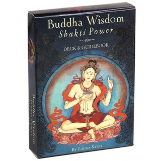 การ์ดเกมส์ Buddha Wisdom Shakti Power Oracle Cards Tarot Deck สําหรับเล่นเกม