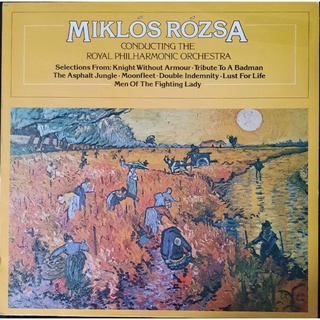 แผ่นเสียงเพลงคลาสสิค Miklos Rozsa Conducting The Loyal Philharmonic Orchestra (มือสอง)