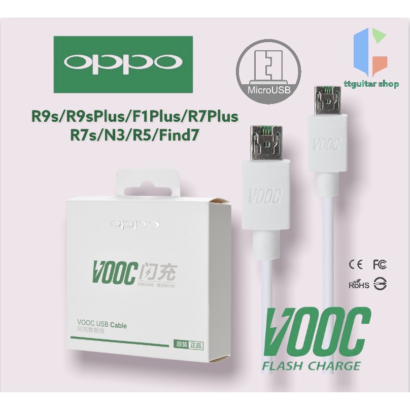 สายชาร์จเร็ว OPPO VOOC USB Micro 7Pin ชาร์จด่วน ชาร์จเร็ว สำหรับ A12 A15 A16K A5S A3S R9S F7 F9 F11 F11Pro R15 R17