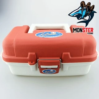 กล่องอเนกประสงค์เลเซอร์ 2 ชั้น Laser Tackle Box E-1 กล่องใส่อุปกรณ์ตกปลา