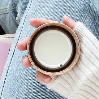 TYESO MINI 2ขนาด 220ml. 280ml. แก้วกระติกแบบพกพาขนาดเล็ก กระบอกน้ำขนาดเล็ก เก็บความร้อน เก็บความเย็น