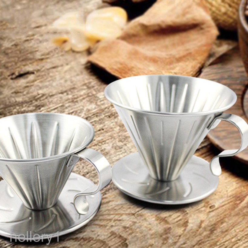 กรวยดริปกาแฟ แบบสเตนเลส ใช้ซ้ําได้