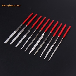 Domybestshop* ตะไบเพชร ด้ามจับเข็ม สําหรับกีตาร์ ไวโอลิน DIY 10 ชิ้น