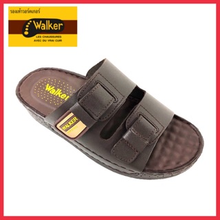 🔥Hot Sale🔥Walker รองเท้าแตะหนังแท้  รองเท้าสุขภาพ เบอร์ 44