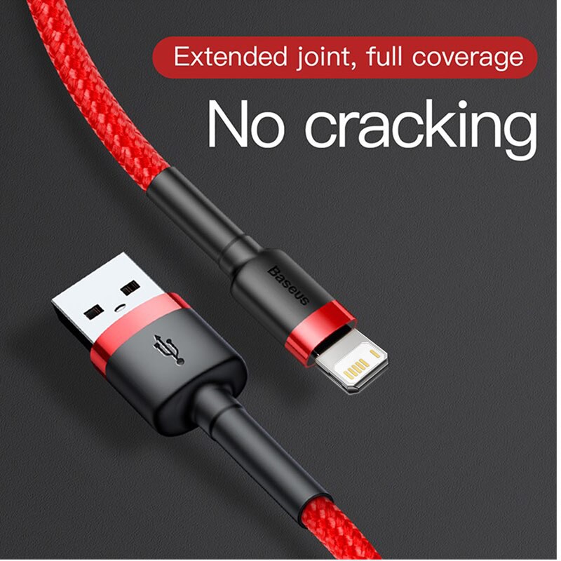 สายชาร์จและถ่ายโอนข้อมูล Baseus USB สําหรับ iPhone