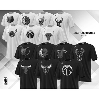 เสื้อยืด ลายบาสเก็ตบอล Nba MONOCHROME EDITION