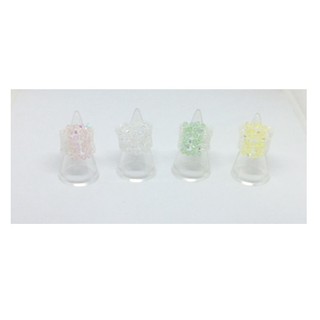 แหวนลูกปัดคริสตัล งานฝีมือ พร้อมส่ง