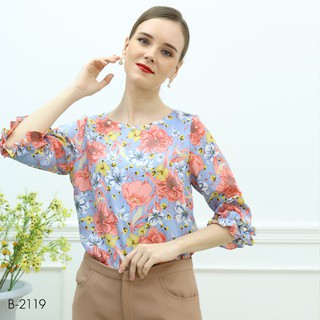 MIKIKO Blouse MI-B2119 แขนยาว IGPU21-8