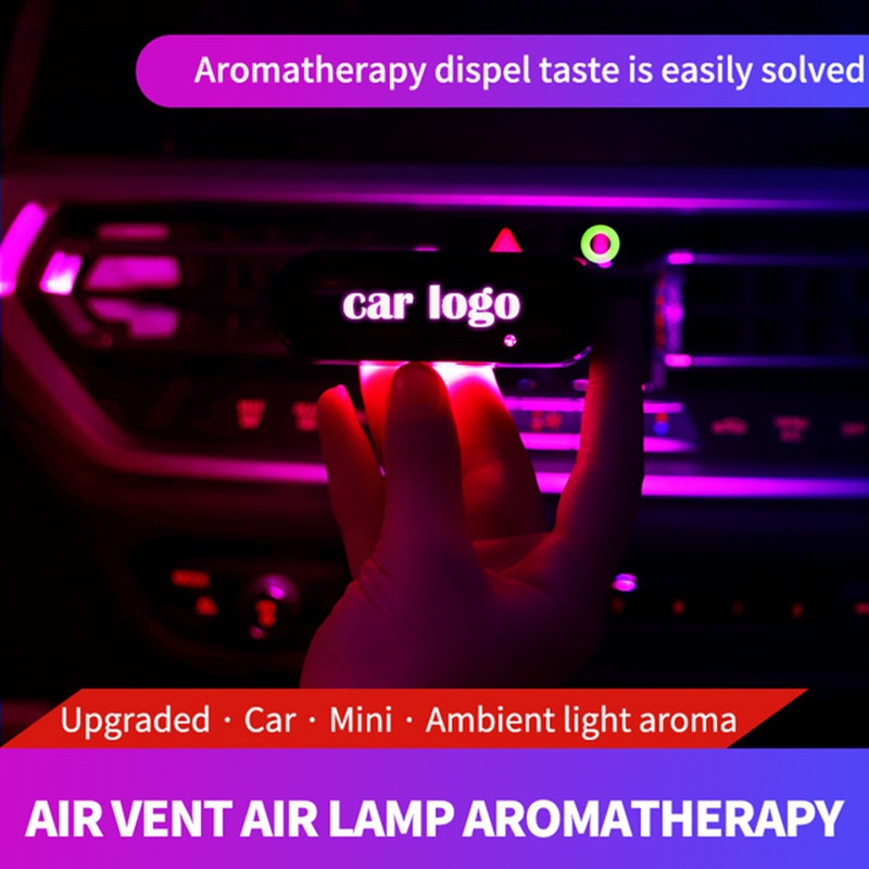 Car LED Ambient Light Perfume Car Air Conditioner Outlet Aromatherapy ...