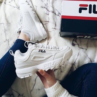 Fila OG Disruptor 2 สีขาว พื้นหยัก